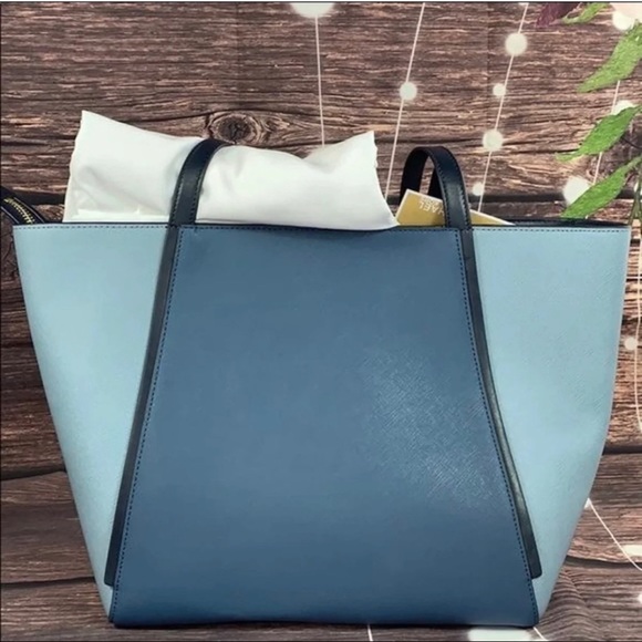MICHAEL KORS WHITNEY POWDER BLUE MULTI LARGE - Picture 8 of 11